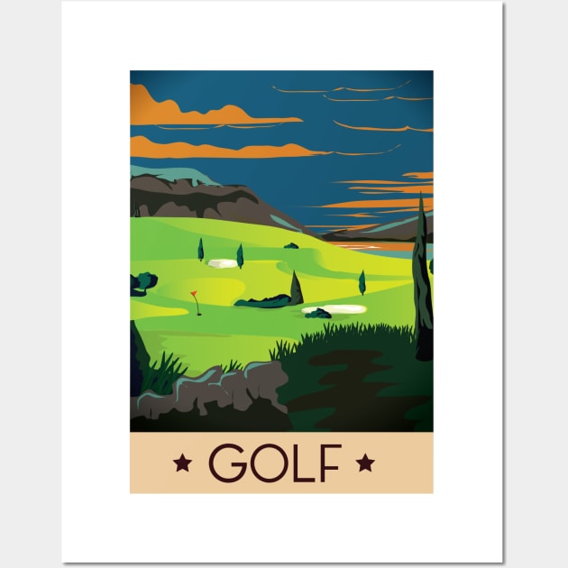 Golf Wall Art by nickemporium1